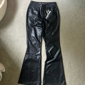 Dollhouse Vegan Leather Flare pants
